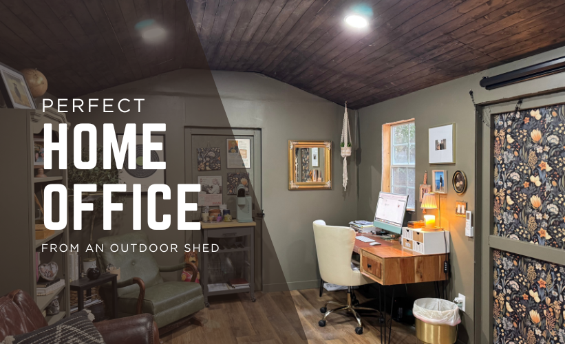 You are currently viewing We Decided to Turn a Backyard Shed Into the Perfect Home Office For 2 (And Document the Entire DIY Process)
